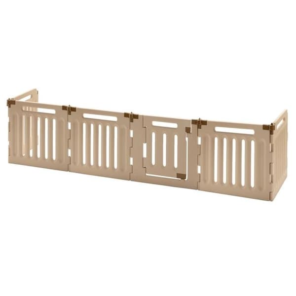 Richell Usa 94192 Convertible Indoor-Outdoor Pet Playpen H6 - Soft Tan-Mocha 94192 - main